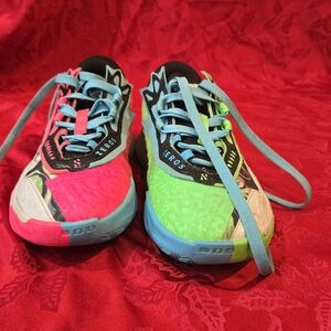 Puma Kids Sneakers - Neon Pink and Green